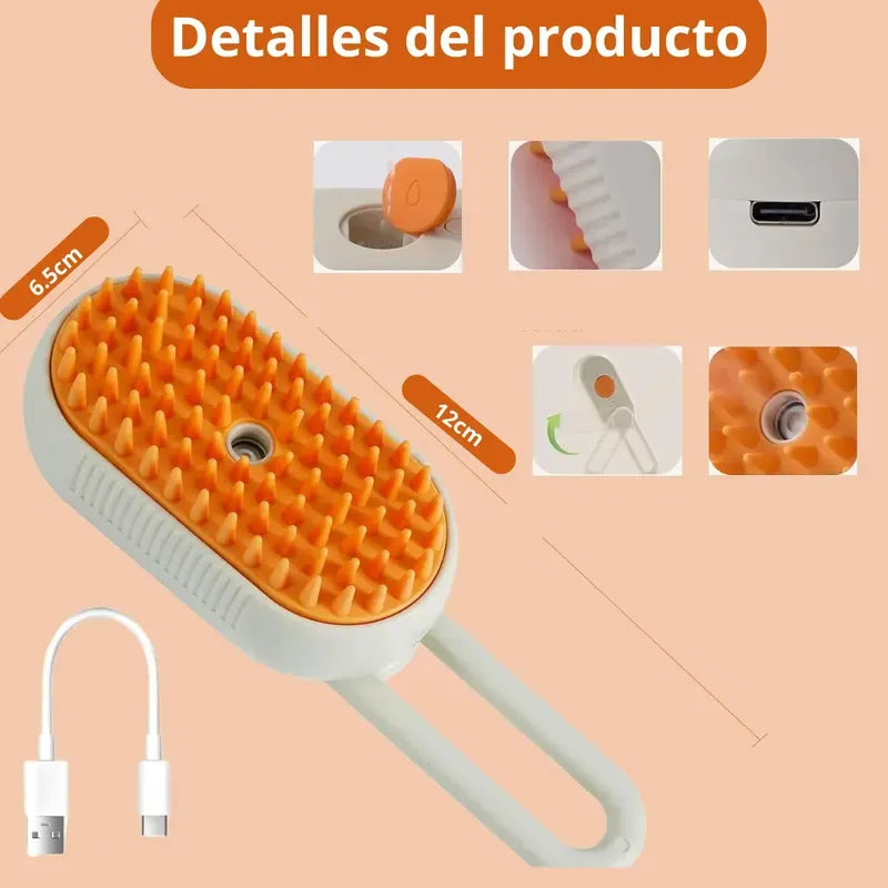 CEPILLO A VAPOR PARA MASCOTAS